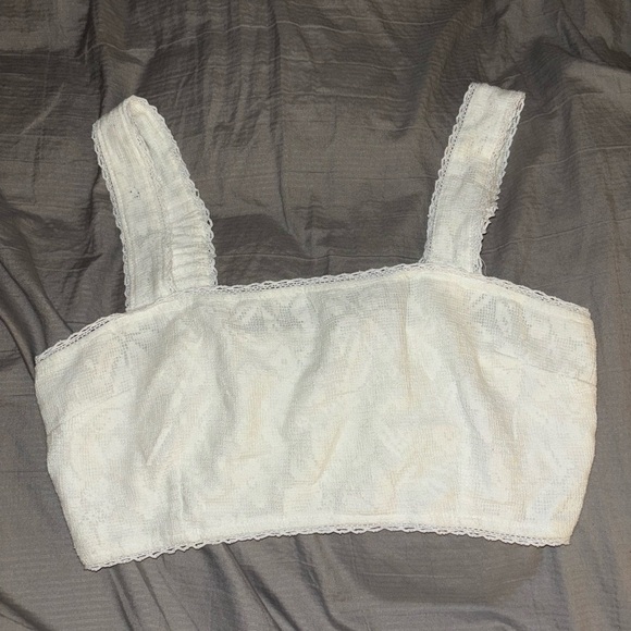 American eagle white lace top - Picture 2 of 5